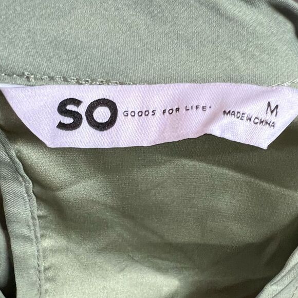 Olive green square cutout top size medium - Picture 4 of 5